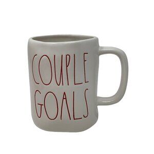Rae Dunn Couples Goal Mug Ceramic Coffee Cup NEW Kitchen Decor Valentines Red LL